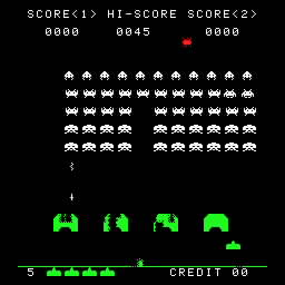 Screen shot of Space Invaders