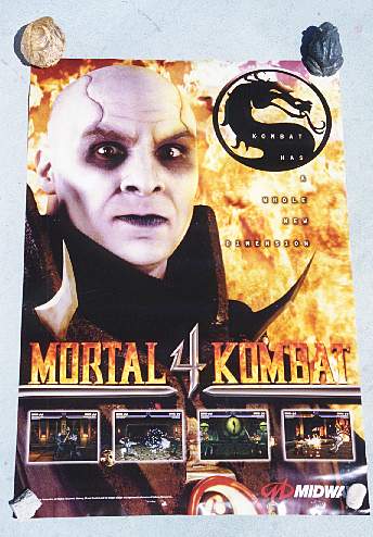 Mortal Kombat 4 Quan Chi Arcade Cabinet Poster for Sale by