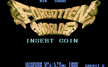 Forgotten Worlds Title Screen