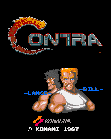 Contra Title Screen