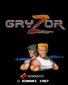 Gryzor Title Screen
