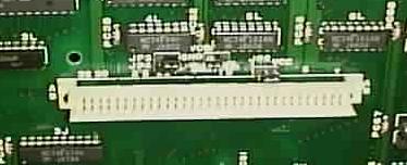 Unused connector in on the bottom PCB