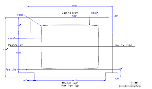 cad drawing of shroud